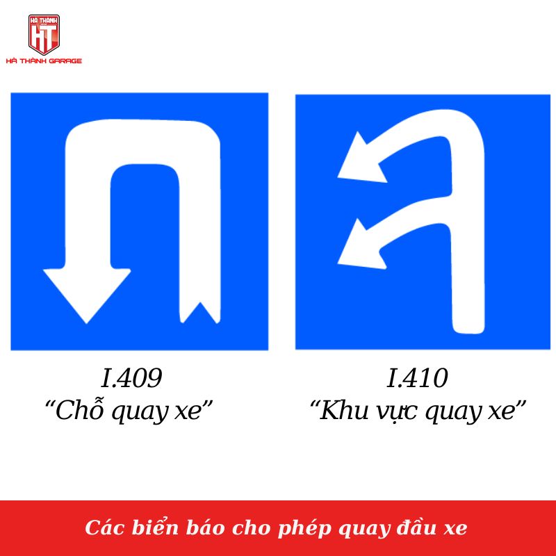 Biển báo cho phép quay đầu