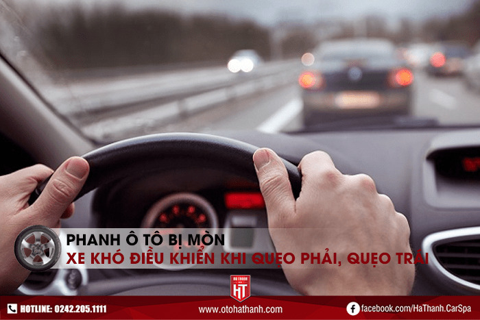 Dấu hiệu phanh ô tô bị mòn - Xe khó điều khiển
