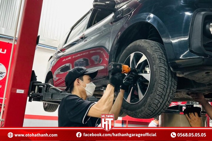 Ô tô bị rung giật do vấn đề về lốp xe
