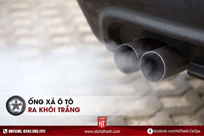 Ống xả ra khói trắng