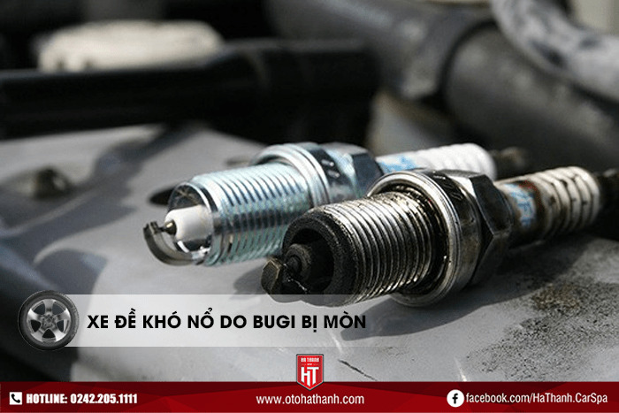 Xe đề khó nổ do bugi hoặc bô bin đánh lửa bị trục trặc