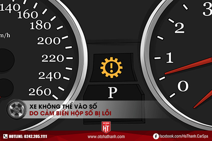 Xe ô tô không vào được số do cảm biến hộp số bị lỗi