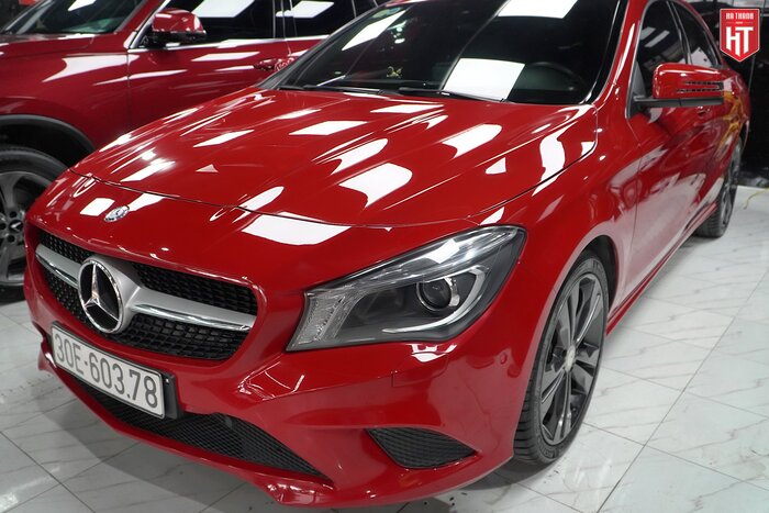 Phủ graphene mẫu xe Mercedes