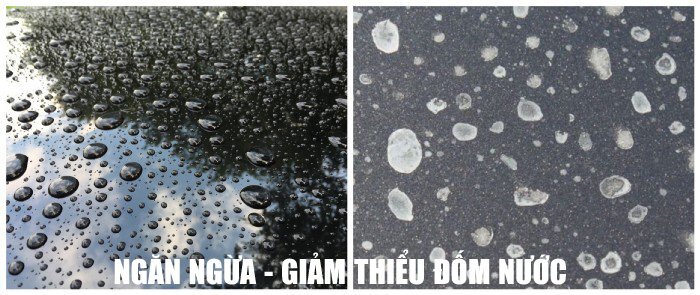 Graphene giúp ngăn ngừa, giảm thiểu đốm nước bám trên bề mặt