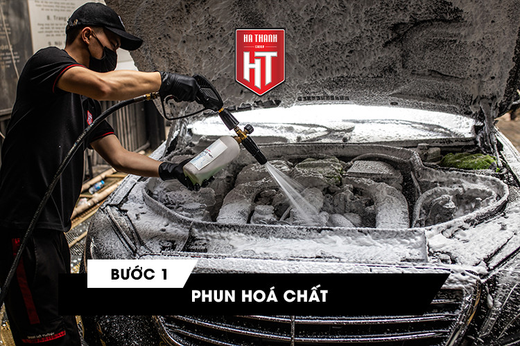 Quy trình vệ sinh khoang máy - Bước 1