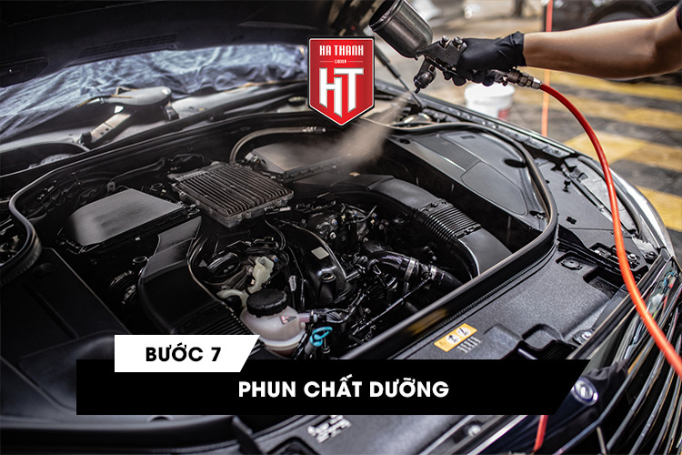 quy trình vệ sinh khoang máy - bước 7