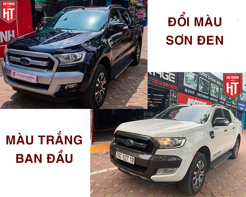 Sơn đổi màu ô tô Ford Ranger