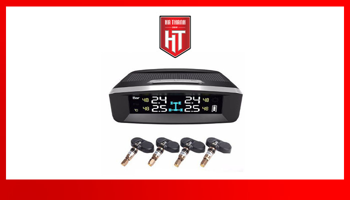 Hệ Thống Cảm Biến Áp Suất Lốp TN405 Có Màn Hình Năng Lượng Mặt Trời