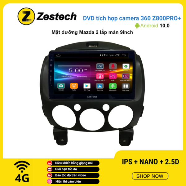 Màn Hình Zestech Z800 Pro+ Tích Hợp Camera 360